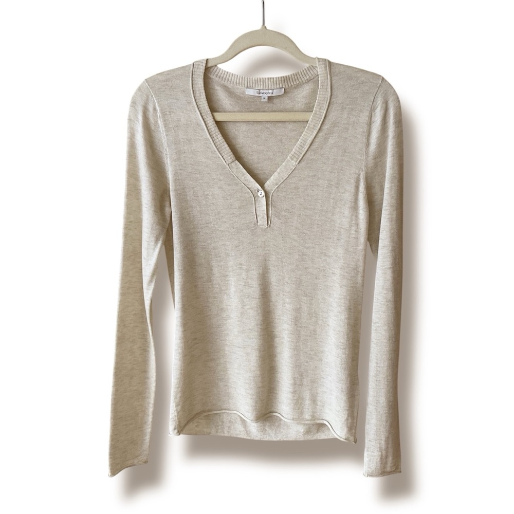 Sud Express Moony Cashmere Blend V-Neck Sweater EU Size M/US S